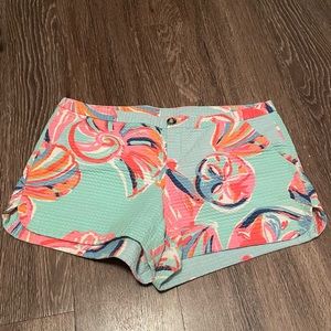 Lily Pulitzer Shorts Minty Fresh On The Rocks 6